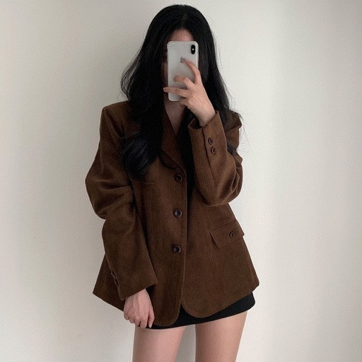 [グッドクオリティ] プリングル コーデュロイ オーバーフィット テーラード カラー ジャケット - jk 6,945円