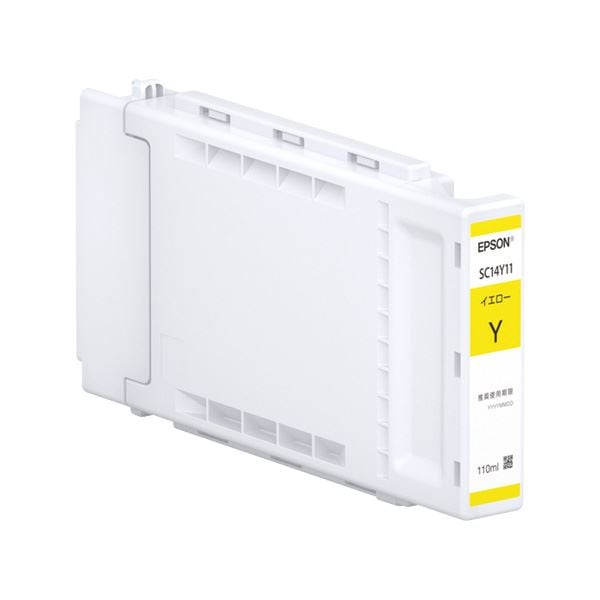 (まとめ)(純正品) EPSON SC14Y11 インクカートリッジ イエロー(×3セット)