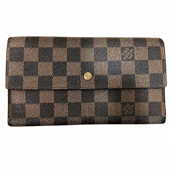 ルイヴィトン ポルトフォイユ インターナショナル N61217 3つ折り財布 長財布 【中古】