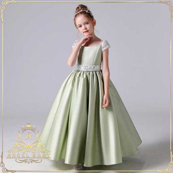 子供 ロングドレス ピアノ ジュニア 子どもフォーマル発表会 結婚式 演奏会 フィッシュテールドレス キッズドレス 七五三 コンクール