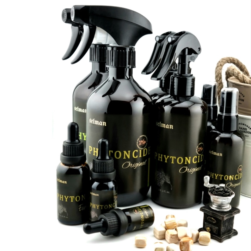 Full Set「香り+消臭+殺菌」を一度に解決！ 100％純粋な天然成分セルマンピトンチッドオリジナルエアパルファム