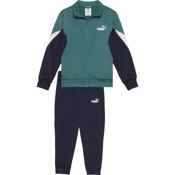 PUMA プーマ ESS BLOCK ポリ スーツ B マルチスポーツ 694284-41 キッズ ジュニア 上下セット