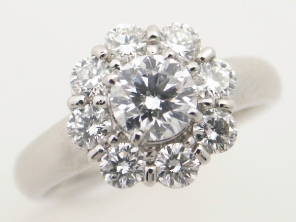 ダイヤモンドリング 指輪 0.511ct 0.65ct 12号 Pt900(白金 プラチナ)