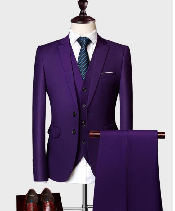 期間限定格好いい長袖 メンズスーツ スリーピース タキシード 無地 細身 紳士服オフィス ビジネス セレモニー フォーマル カジュアル 結婚式 二次会 卒業式 通勤 就活 面接 パーティー M～6X