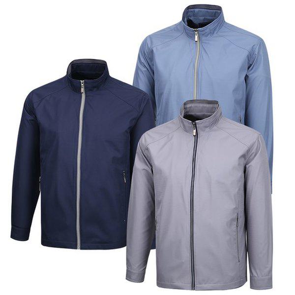 メンズ春秋プレミアムカラーハイネックフルジップアップジャンパー BH-JUA-15