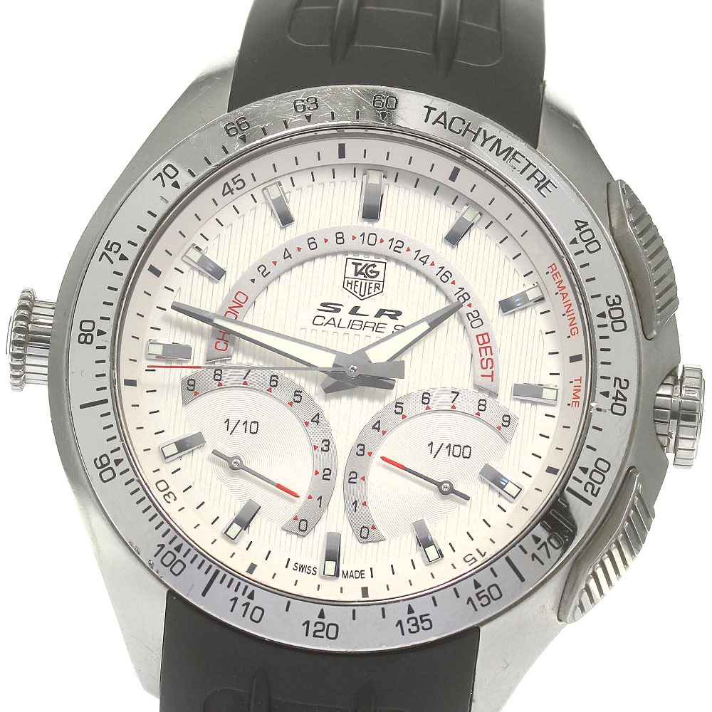 タグホイヤー TAG HEUER CAG7011.BA0254 SLR キャリバーS メルセデス・ベンツ クロノグラフ クォーツ メンズ _849405【中古】