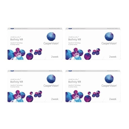 メガ割対象 【処方箋提出】 バイオフィニティXR(6枚入り)4箱/[メーカー直送]/強度近視用強度遠視用/sale10 10,286円