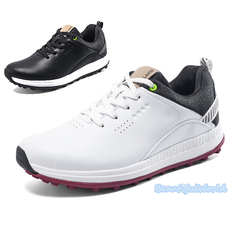 ゴルフシューズ メンズ レディース スニーカー アウトドアシューズ スポーツ靴 フィット感 軽量 耐久 動きやすい 防水 防滑 練習場 四節可能G25 5,600円