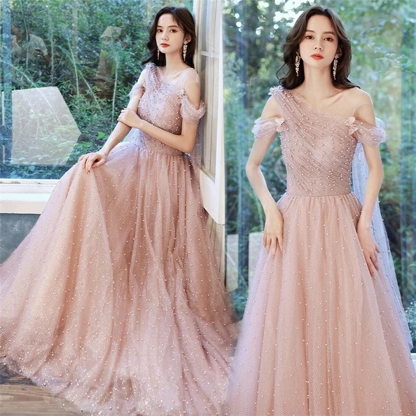 ロングドレス 発表会 演奏会ワンピース 20代 30代 40代 ウェディングドレス ゴージャス 結婚式 プリンセスライン ロングドレス 編み上げ ベアトップ　パーティードレス 二次会 発表会 演奏会