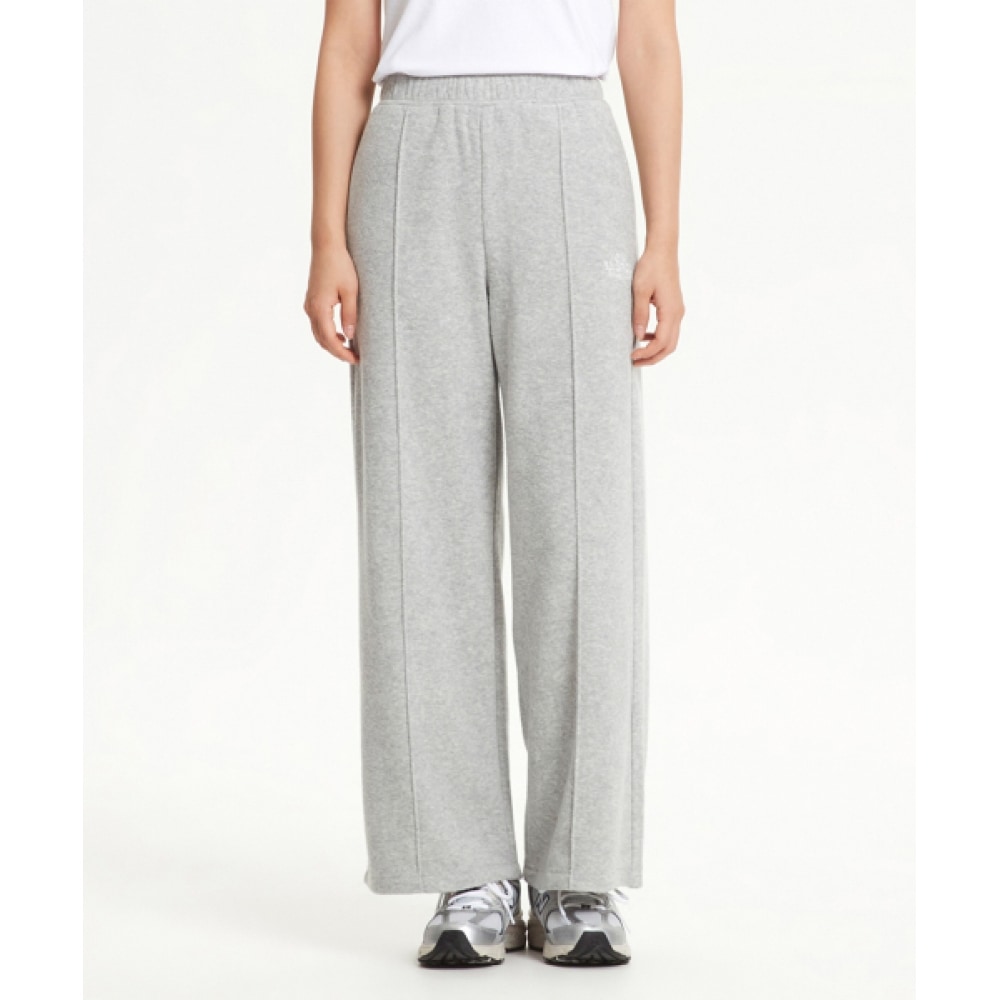 ニューバランス NBMLE4W942/女性用起毛テリーフリースワイドパンツ (グレー)