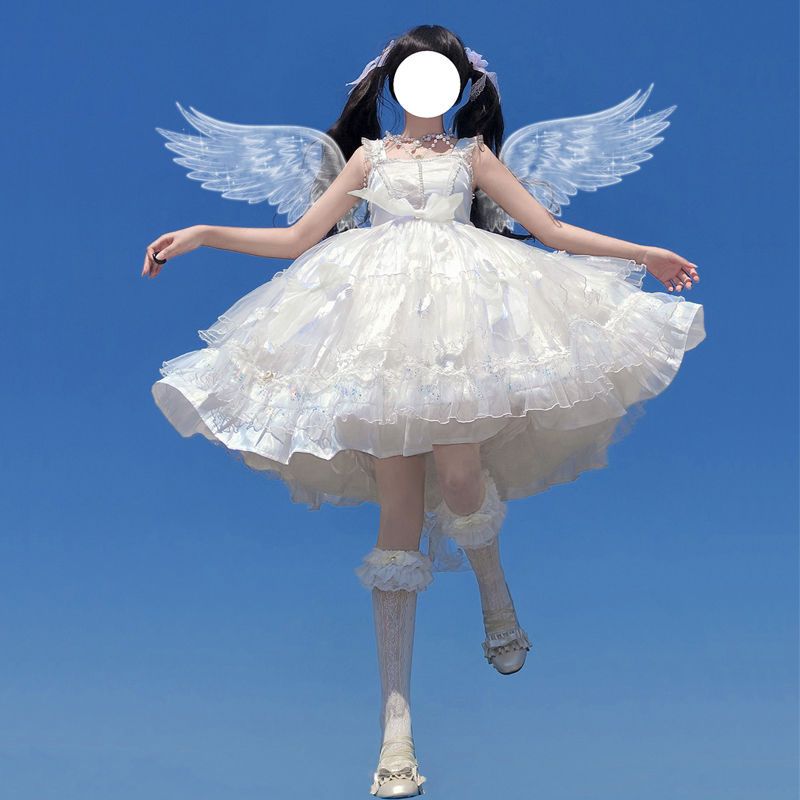 大人気 星のホタルロリータ jskキャミソールワンピース ロリスーツパーティードレス 茶会 可愛い 洋装 仮装 大人 文化祭 復活祭