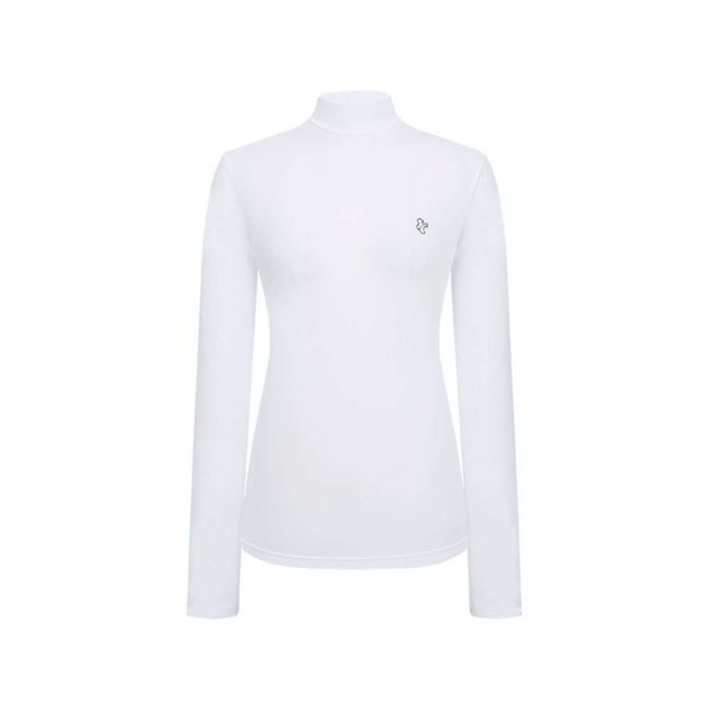 [ルイカステル] レディースアイルカクールプレーンタートルネックTシャツ (クールフィーリング)