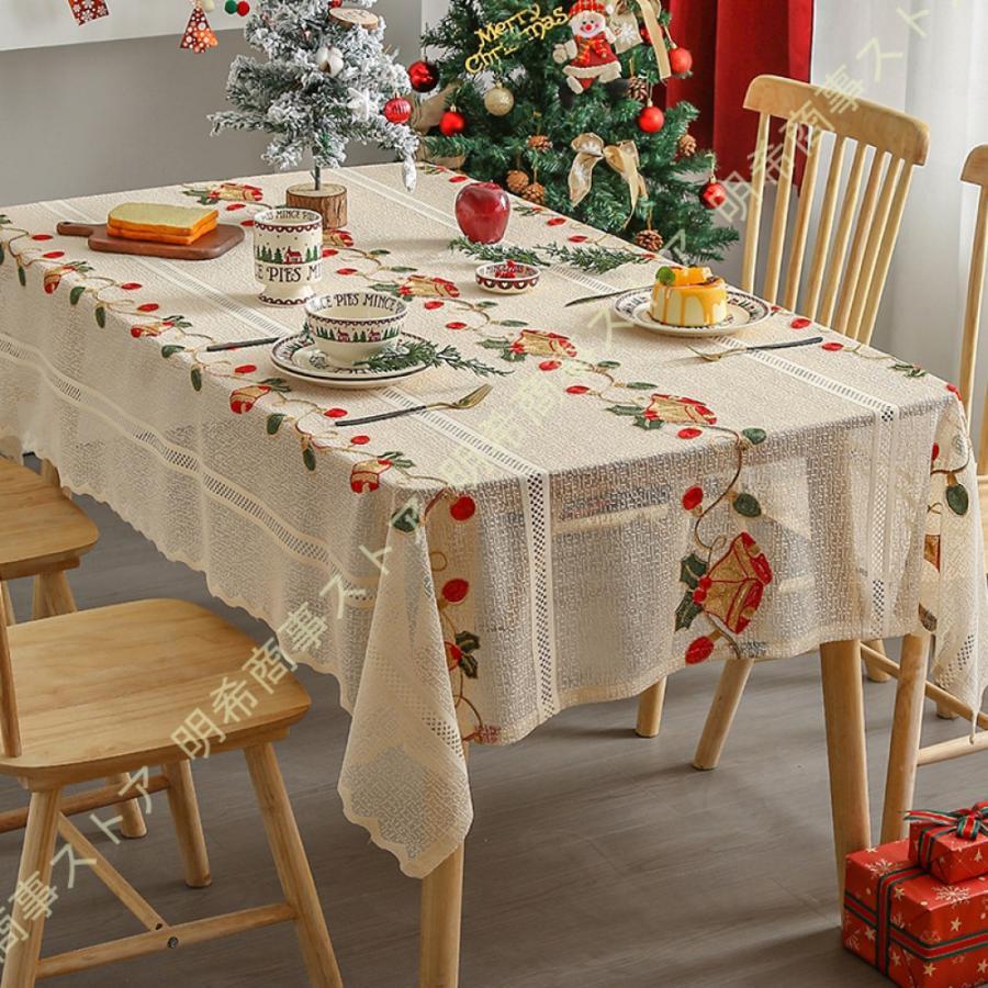 テーブルクロス テーブルカバー レース 洗える 北欧風 食卓カバー 防汚 防塵 テーブルマット デスクマット 撥水 田園風 インテリア 雑貨 多用途 耐熱