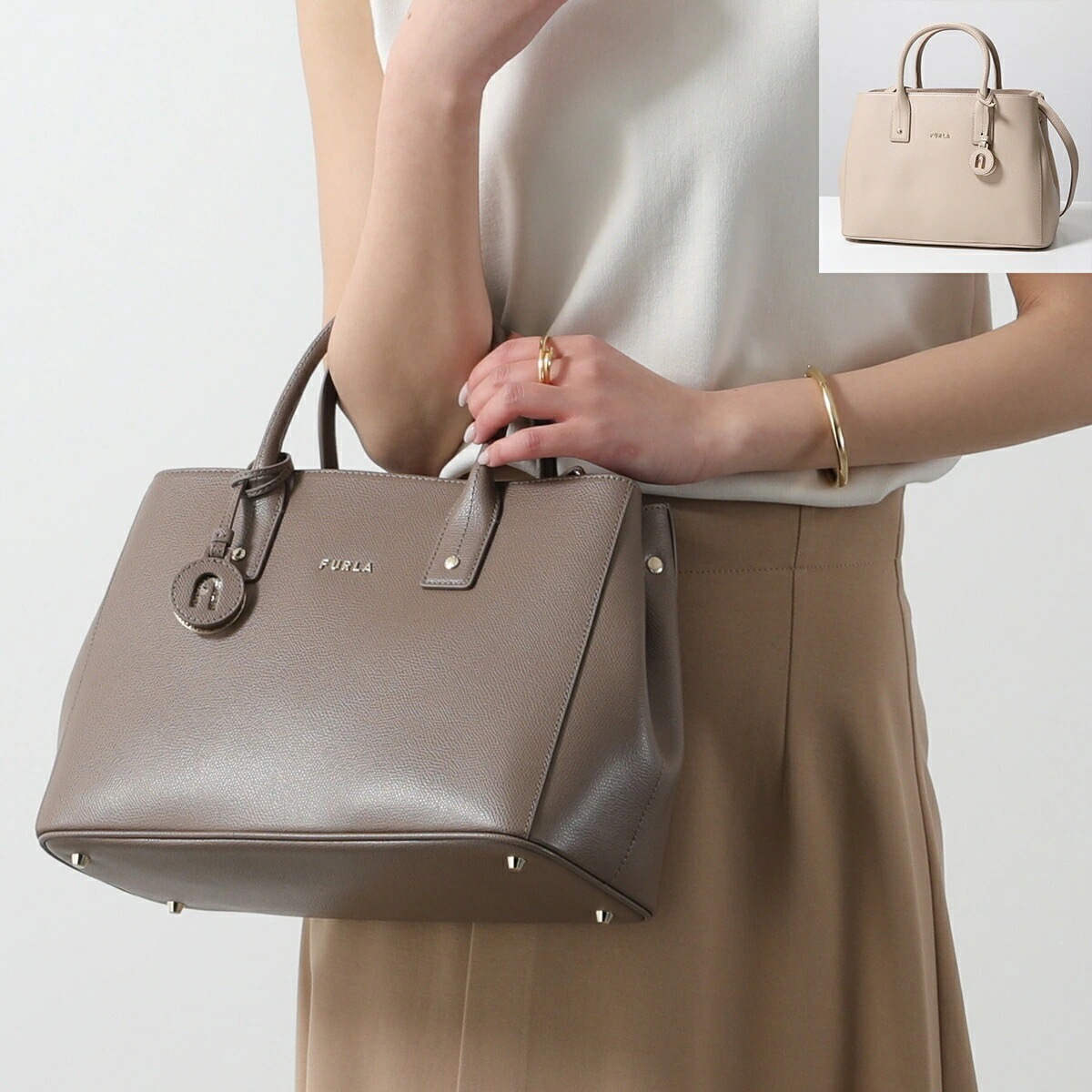 Furla フルラ ハンドバッグ LINDA リンダ WB01286 ARE000 レディース ショルダーバッグ レザー ミニトートバッグ 鞄 カラー3色 【mega】