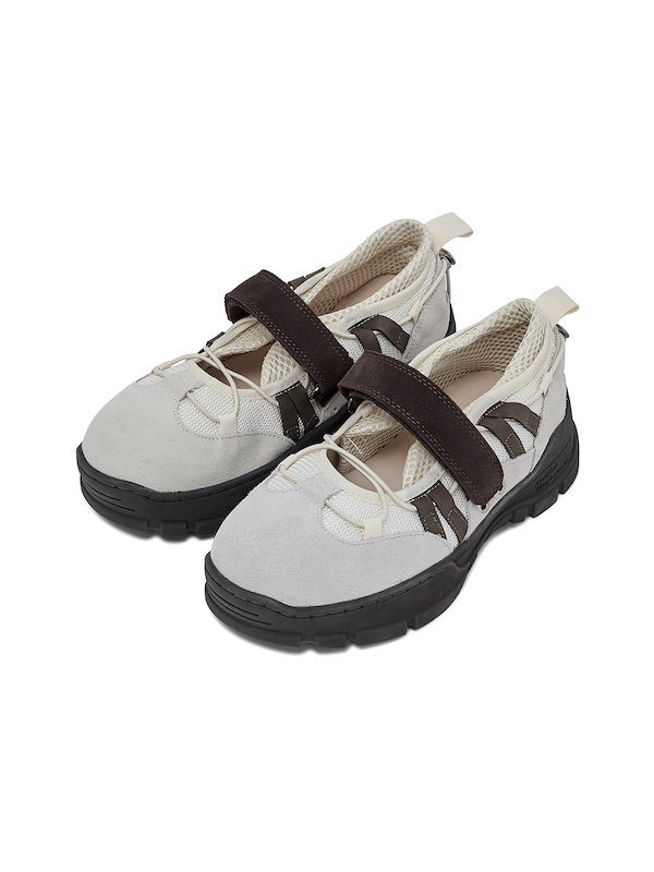 靴[X GLOWNY] BRYN VELCRO SNEAKERS - BLACK - スニーカー