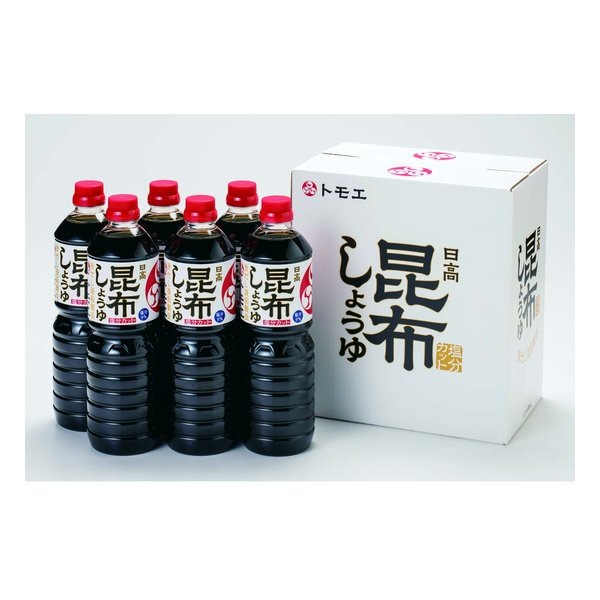 トモエ 昆布しょうゆギフト 各1L/6本セット ZOA530664949