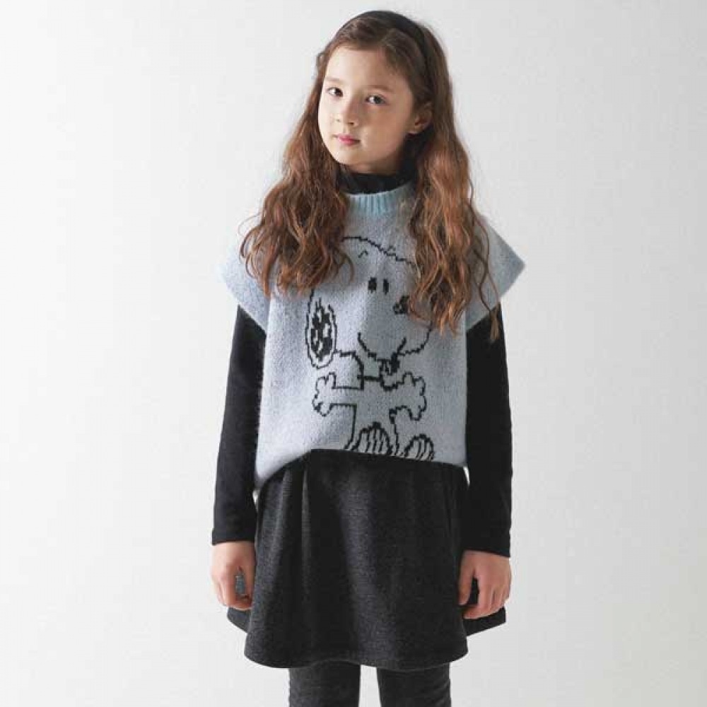 アイラブジェイ P.スヌーピーウフニットベスト JUWTO51