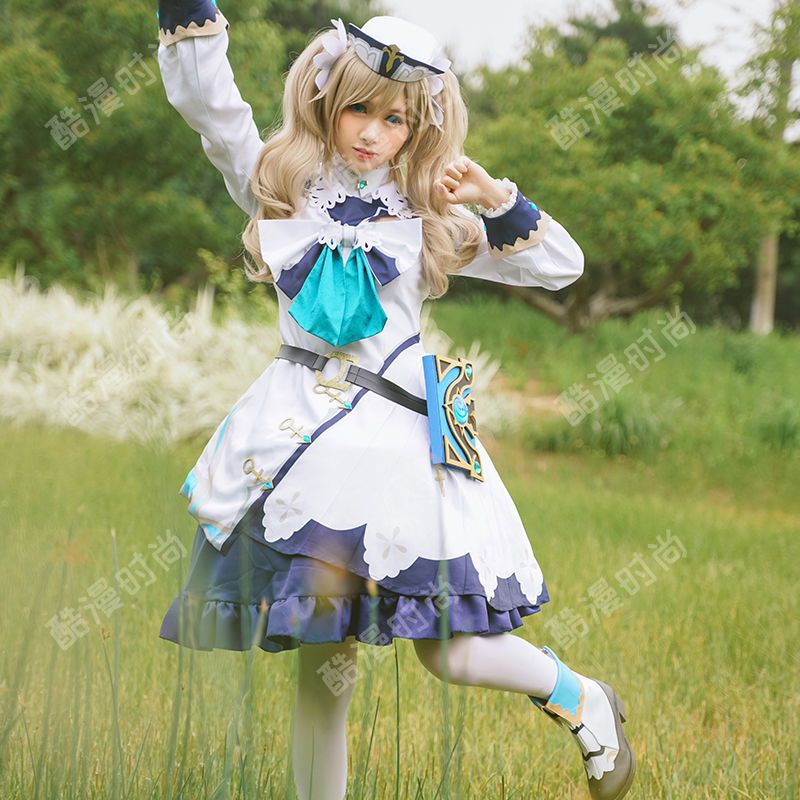 元神バーバラcos服女装少女かわいい手ゲーム初期五星コスプレセットプレゼントアイテム本