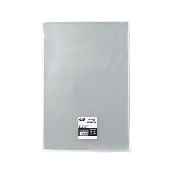 （まとめ）TANOSEE OPP袋 フラット 300x450mm 1パック（100枚） [x10]