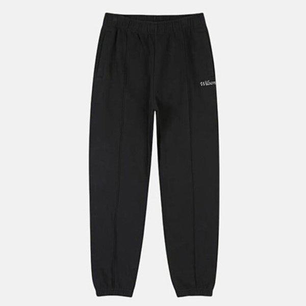 M パンツ LQC W233003LFP91-BLK 男女共用 フレンチテリー ジョガーパンツ