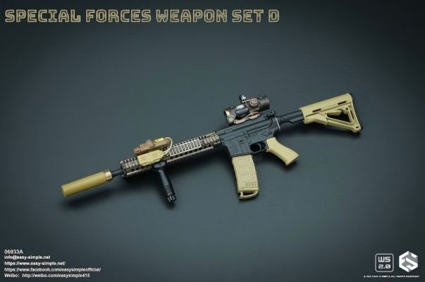 EasySimple Special Forces Weapon Set D 1/6 06033A