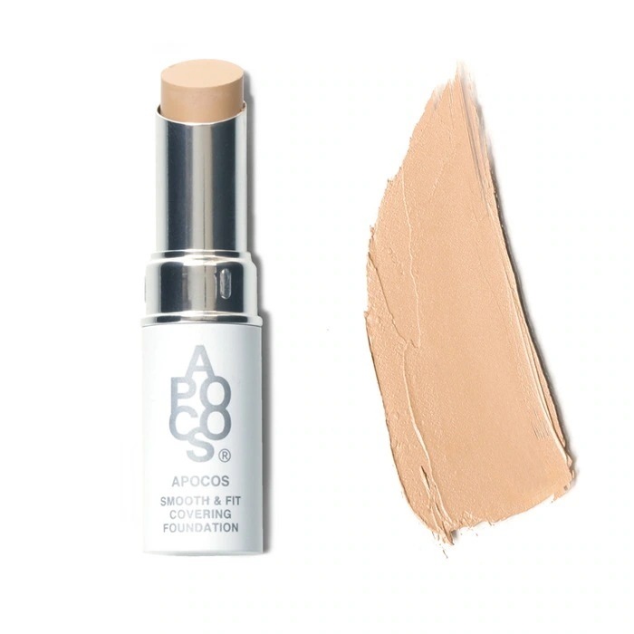 [国内正規品]AP スムース＆フィット カバーリング ファンデーション SPF50+ PA++++ ライトベージュ 4g スティックファンデ コパラ 紫外線 酸化セリウム ブルーライト