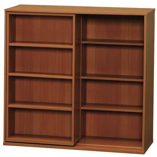 【公式】 本棚 コミックラック スライド 大容量 収納 本棚 書棚 オープンラック ディスプレイラック 文庫 スライドボックス メガ割