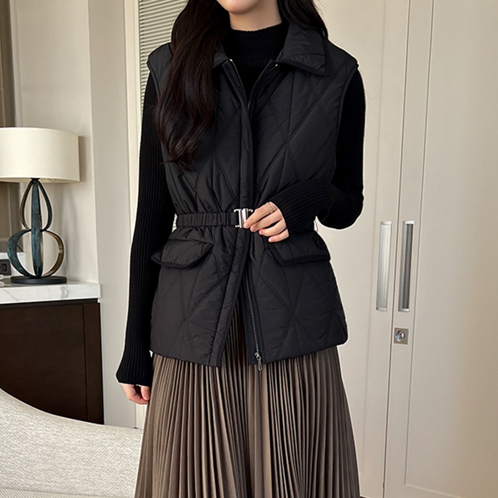 걸스데일리 / ガールズデイリー/ Muse12 エンブルキルティングベルテッドベスト