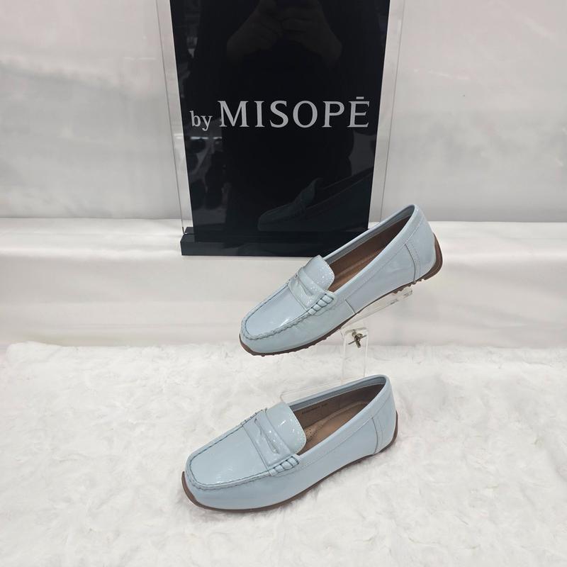 By 女性 ペニーローファー 612HT419TG001 BLUE 2 JJ