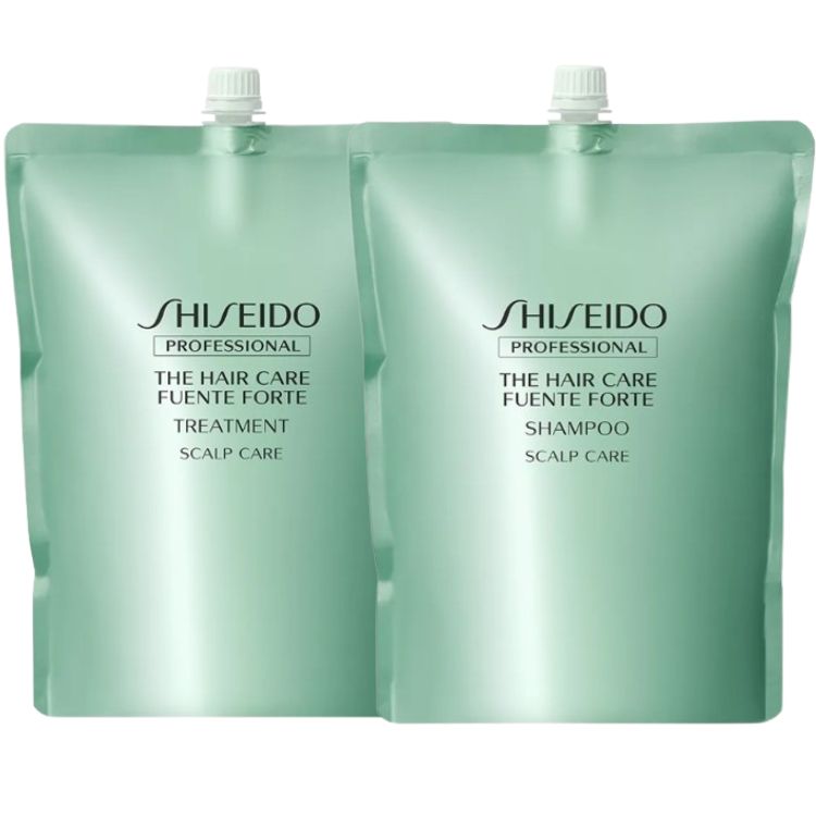 各1個セット 資生堂プロフェッショナル フェンテフォルテ シャンプー 1800ml レフィル + トリートメント 1800g レフィル 詰め替え SHISEIDO