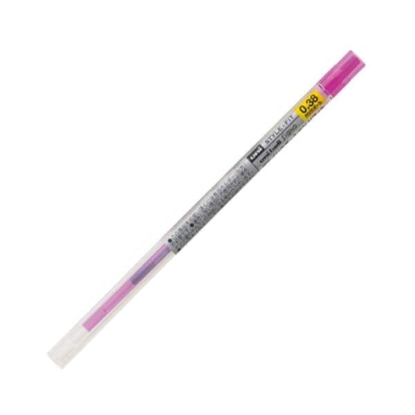 （まとめ） 三菱鉛筆 ゲルインクボールペンスタイルフィット 替芯 0.38mm ピンク UMR10938.13 1セット（10本） 5セット