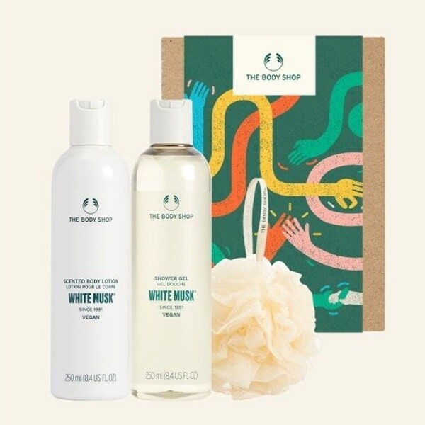 【The body shop】 ザ·ボディショップ ホワイトムスクリリーセット 250ml (プレゼント) 贈呈品なくなり次第贈呈終了 (贈呈品なくなり次第贈呈終了)