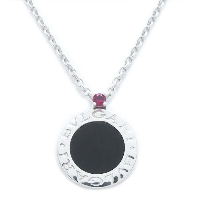 セーブ ザ チルドレン 10周年記念 ネックレス オニキス ルビー 356910 シルバー925/294057【中古】