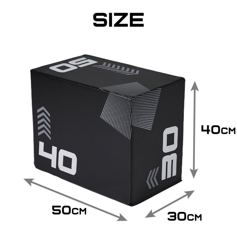 【国内発送】H 456【30×40×50cm】プライオボックス ソフト 昇降台 跳び箱 プライオメトリクス ボックス ジャンプ台 ステップ台 3in1 体幹 トレーニング