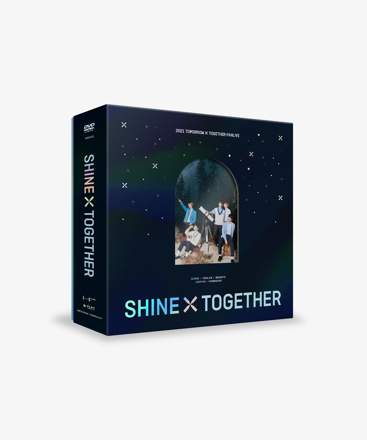 [新品未開封] TXT Tomorrow X Together 2021 TXT FANLIVE SHINE X TOGETHER DVD