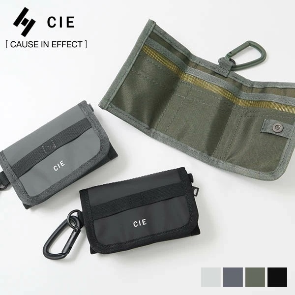 三つ折り財布 メンズ 日本製 グリッド3 ショート ウォレット ミニ財布 カラビナ付き 032301 ブランド [正規取扱店]