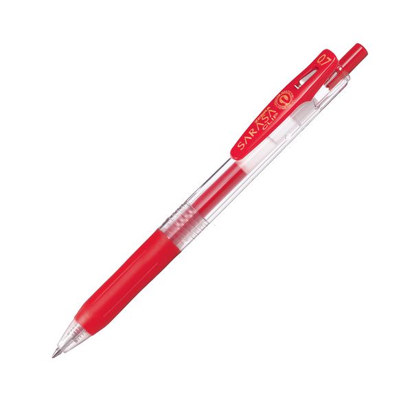 (まとめ) ゼブラ ゲルインクボールペン サラサクリップ 0.7mm 赤 JJB15-R 1本 (100セット)
