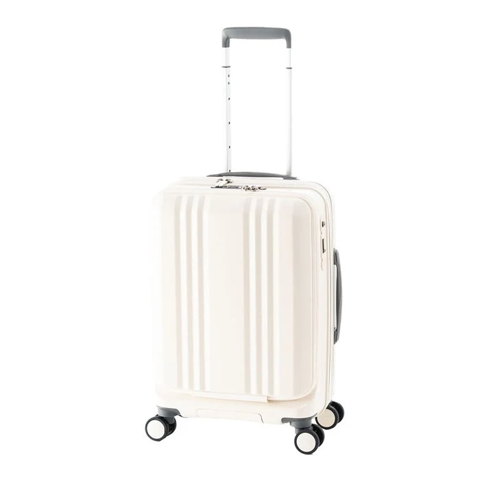 ハードキャリーケース デカかるEdge Front Open 3～4泊 37L+7L ALI-077-18FW-MVN マットバニラ
