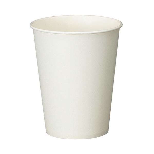(まとめ) TANOSEE 紙コップ ホワイト 275ml(9オンス) 1セット(500個:100個5パック) 5セット