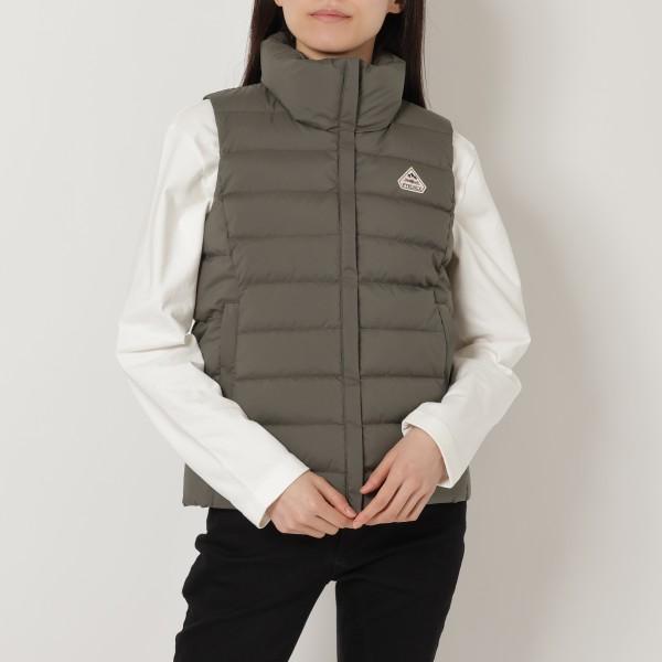 ダウンジャケット コート スプートニック ダウンベスト カーキ レディース HWS004 DEEP KHAKI