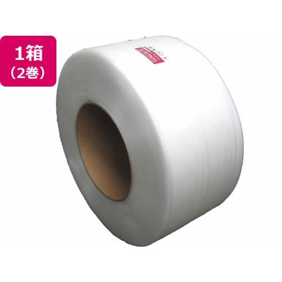 PPバンド 自動梱包機用 幅15mm×長さ2500m 透明 2巻 信越工業 7,849円