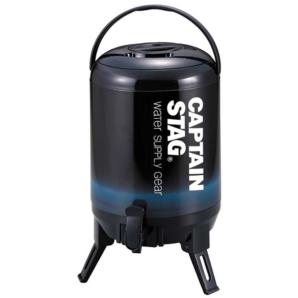 CAPTAIN STAG キャプテンスタッグ 最後まで注げる ウォータージャグ8L ネイビー アウトドア アクセサリー UE2027