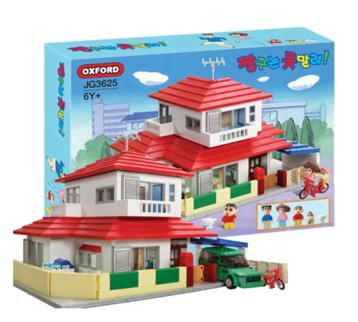 新商品！オックスフォードクレヨンしんちゃん家レンガブロックJG3625