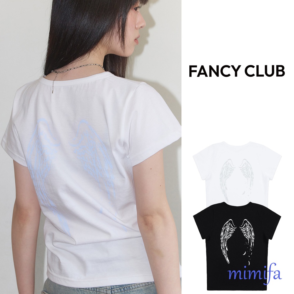 [FANCY CLUB] リバーズ・オブ・ヘブン クロップTシャツ スタンダードフィット