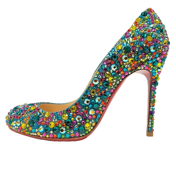 Qoo10] Christian Louboutin FIFI STRASS クリスタル ライ