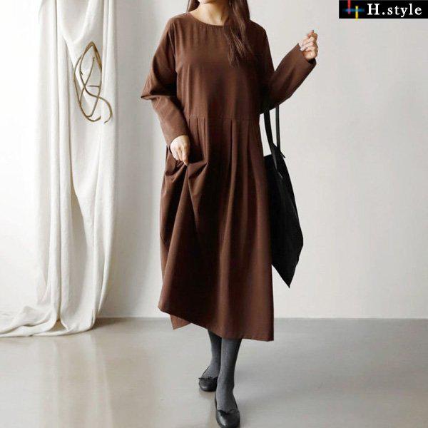 (IM)裏起毛ビッグプリーツOPS