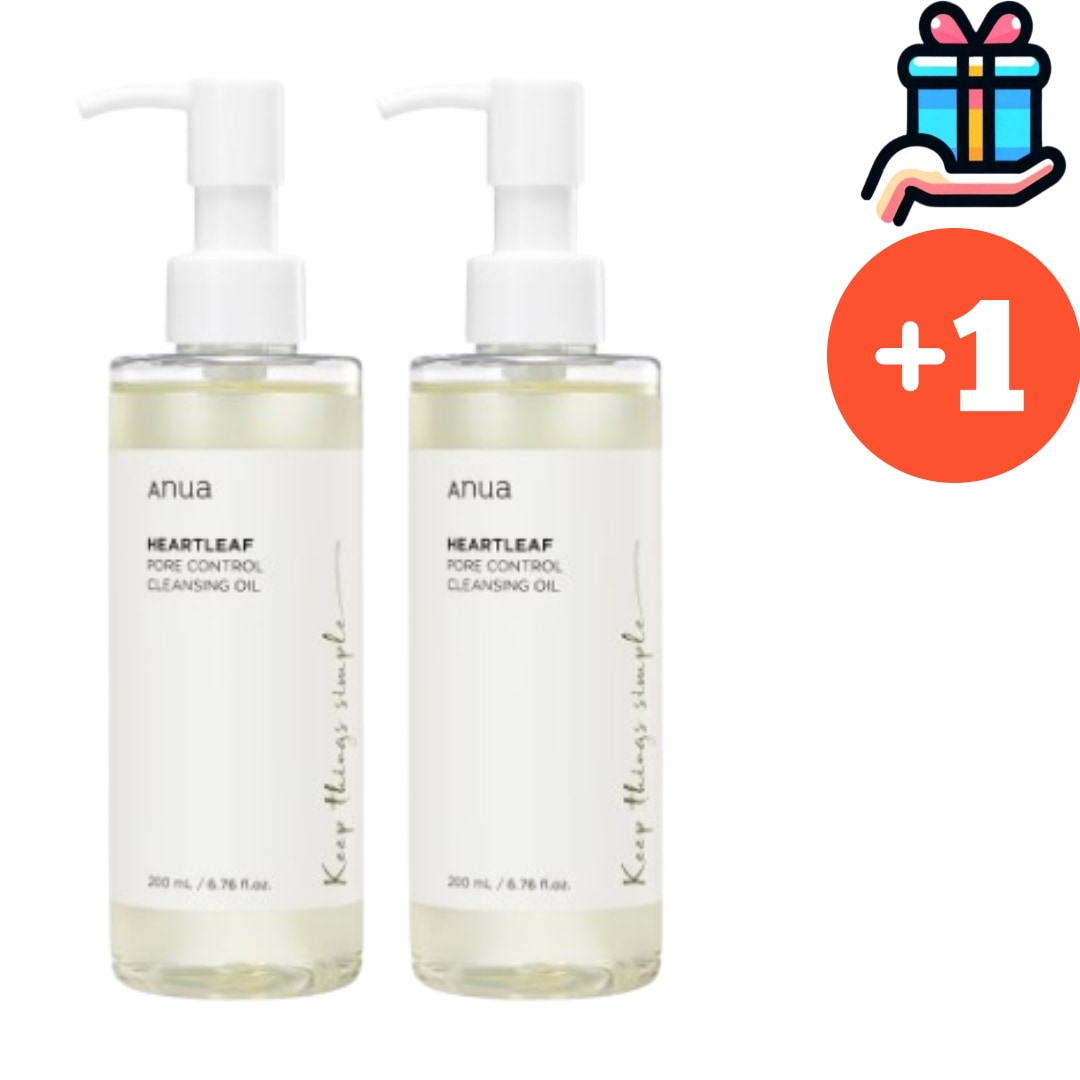 [大容量企画セット1+1] ドクダミポアコントロールクレンジングオイル 200ml+200ml 計400ml 韓国人気 敏感肌 敏感 ニキビ肌 鎮静 ケア 刺激 スキンケアセット 水分供給
