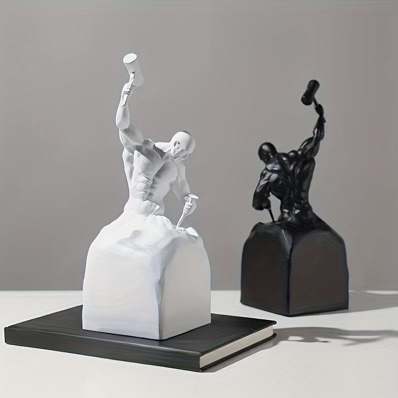 彫刻 肉体美 モダン 古典的 芸術的 置物 オブジェ オーナメント おしゃれ アート インテリア コンパクト プレゼント 白 ブラック 4-7 8,470円