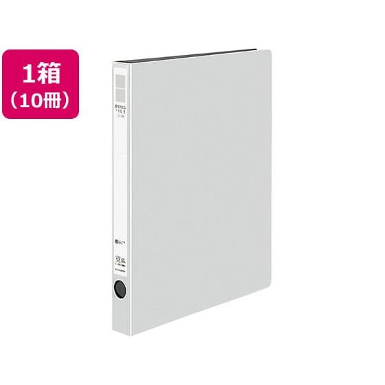 リングファイルERPP A4タテ 背幅29mm ライトグレー10冊 コクヨ ﾌ-UR420NLM