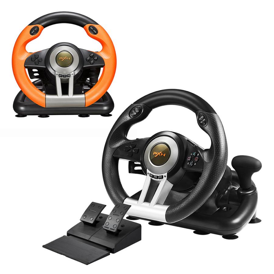 【即納*夏今買いたいが特壳】ハンドルコントローラー ハンコン PC PS3 PS4 XBOX-ONE Switch ステアリング型 コントローラー RIM-PXN-V3PRO